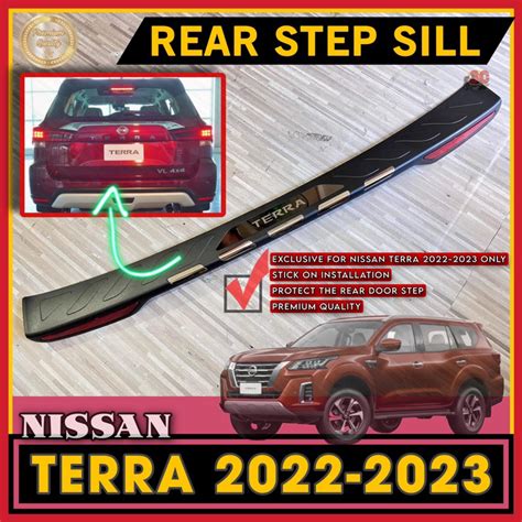 ALL NEW NISSAN TERRA 2022-2023 Rear Step sill (nissan terra accessories ...