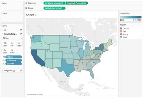 Tableau(Dual axis map in tableau)