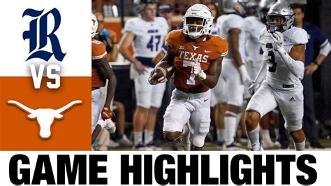 Rice vs Texas | Week 3 | 2021 College Football - Win Big Sports