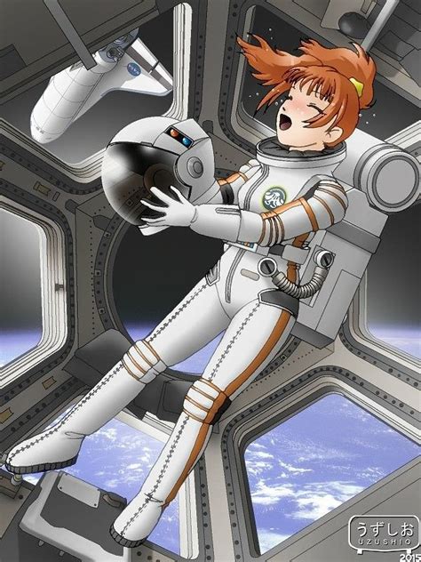 Pin by Sheila Lynn on space | Space suit, Space girl, Anime