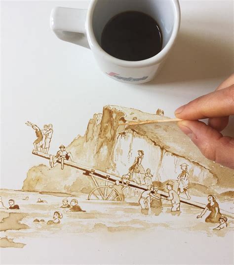 Coffee And Tea Turned Into Beautiful Art By Giulia Bernardelli | Bored ...