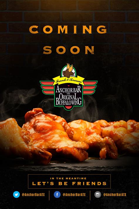 Anchor Bar, famous for inventing Buffalo Wings, coming to Round Rock ...