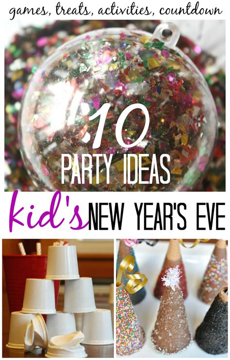 New Years Eve Party play activities and Ideas for Kids