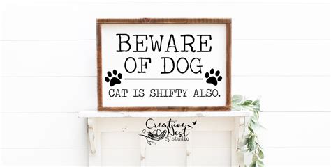 Beware of Dog Svg, Pet Sign Svg, Home Decor Svg, Fur Baby, Cut Files ...