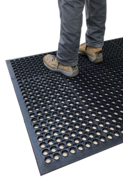 Large Anti Fatigue Indoor / Outdoor Rubber Entrance Mat – 1.5m x 0.9m ...