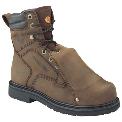 Men's Carolina® 8" Metatarsal Boots, Dark Brown - 133168, Work Boots at ...