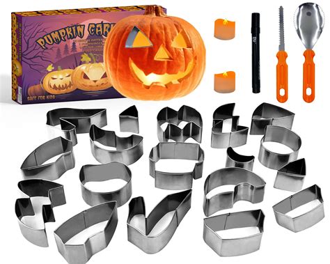 Buy Halloween Pumpkin Carving Kit for Kids Pumpkin Carving Set 23PCS ...