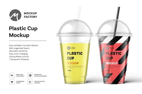 Plastic Cup Mockup | Creative Market