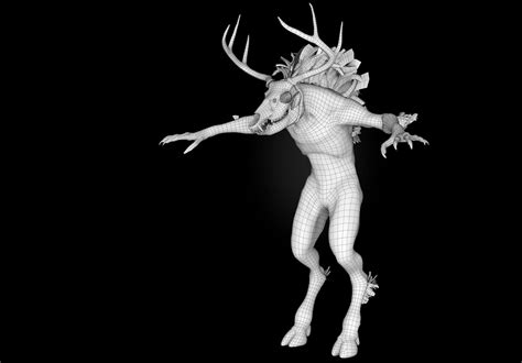 3D model Wendigo VR / AR / low-poly | CGTrader