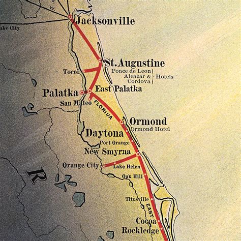 Florida East Coast Railway and Steamship Lines, 1898 – Transit Maps Store