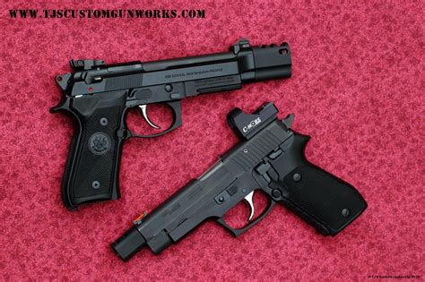 Custom Compensated Beretta M9/92FS & Sig Sauer P220