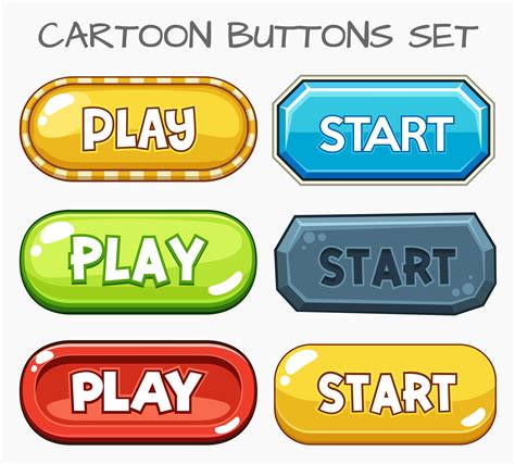 Play Game Button Vector Art, Icons, and Graphics for Free Download