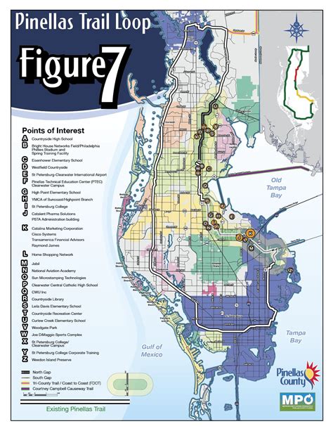 Florida Trail Hiking Guide | Florida Hikes! - Pinellas Trail Map ...