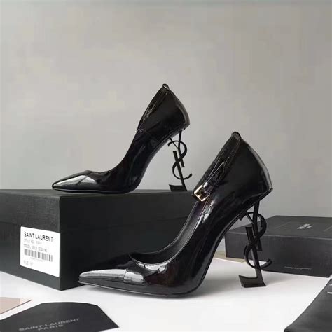 ysl sandals heels black shoes best replica [shoes148] - $244.00 ...