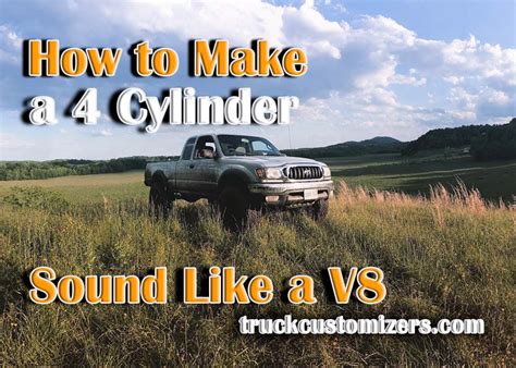 How To Make A 4 Cylinder Sound Like A V8