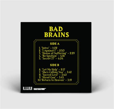 Bad Brains Album Cover on Behance