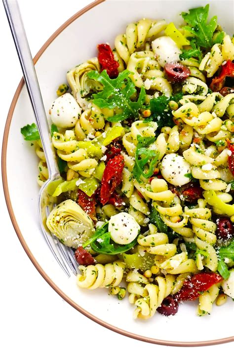 Pesto Pasta Salad Recipe - Gimme Some Oven