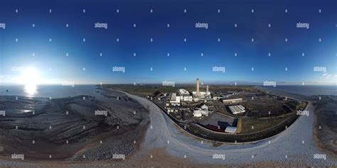 360° view of Aberthaw Power Station Aerial 360 - Alamy