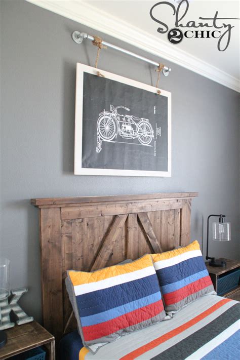 DIY Industrial Wall Art with Free Printable - Shanty 2 Chic