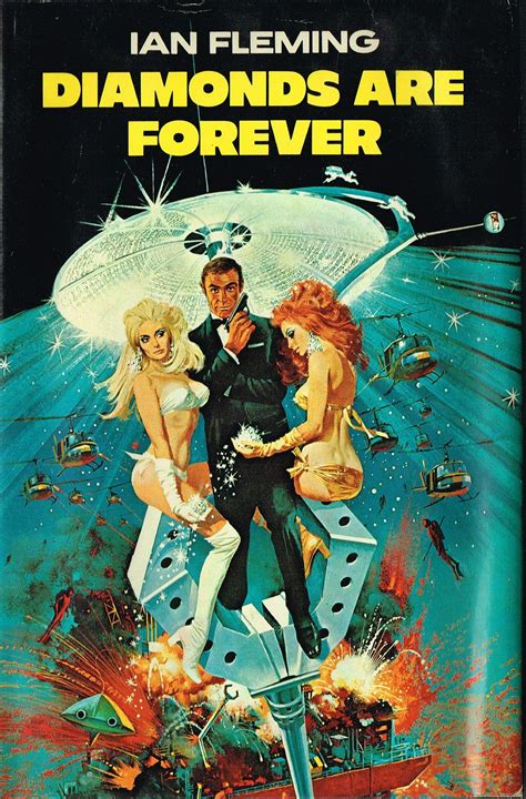 "Diamonds Are Forever" 1970 FLEMING, Ian | James bond books, James bond ...