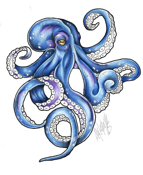 Kraken Color Flash tattoo iPad Case & Skin by HorimonoAtelier | Octopus ...