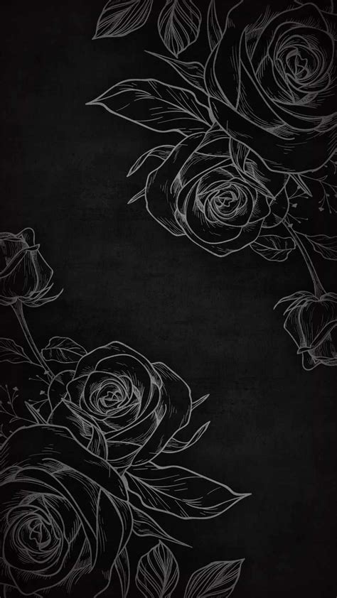 Black Rose Art IPhone Wallpaper - IPhone Wallpapers : iPhone Wallpapers ...