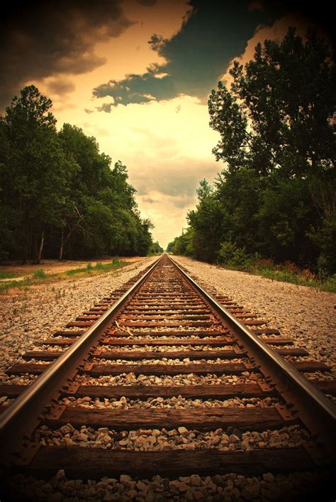 Wistfully Country | Railroad track photography, Train tracks ...