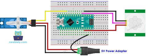 Arduino Nano - Motion Sensor - Servo Motor | Arduino Nano Tutorial