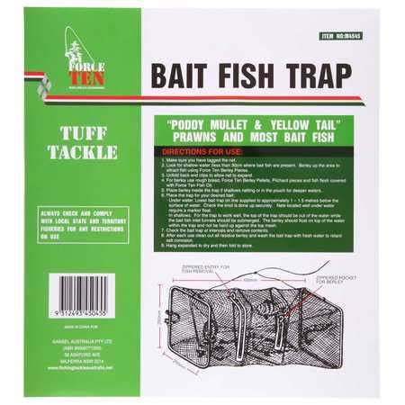 Force Ten Fish Bait Trap | BIG W