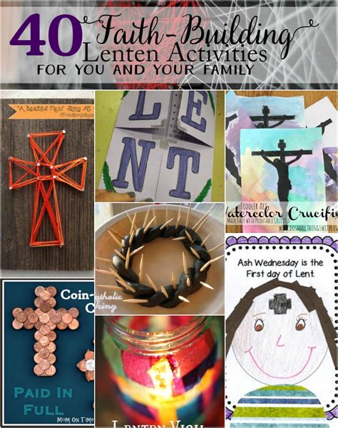 40 Faith-Building Lenten Activities | Catholic Sprouts