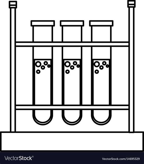 Test tube rack laboratory chemistry equipment line