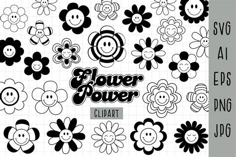 Flower Clipart Images Black And White | Best Flower Site