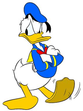 donald duck angry face - Clip Art Library