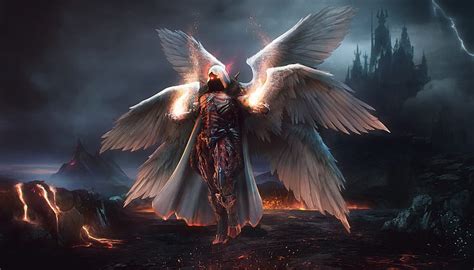 Seraphim, fantasy, wings, angel, HD wallpaper | Peakpx