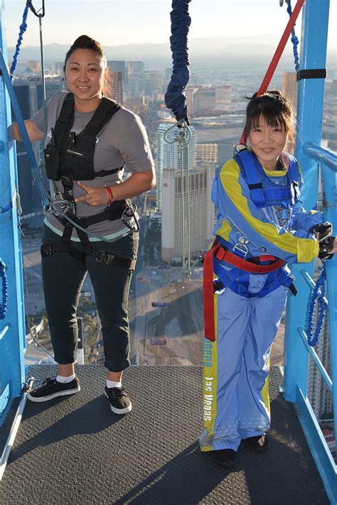 Jumping off the Stratosphere with SkyJump Las Vegas