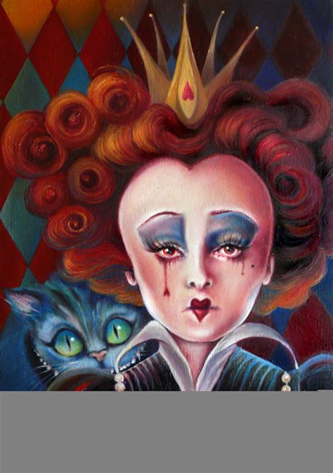 Alice in Wonderland (2010) Fan Art: Red Queen Oil Painting | Alice in ...