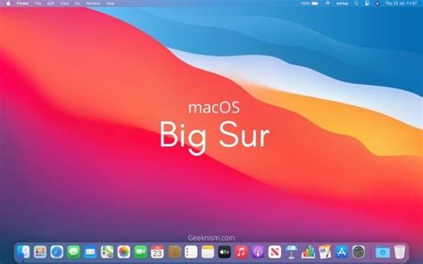 Mac OS Big Sur - Geeknism