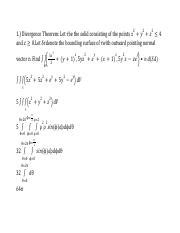 Multivariable Calculus _ Divergence Theorem, Cylindrical Coordinates ...