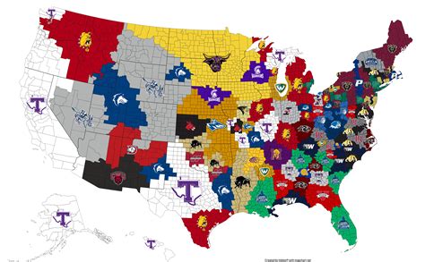 Week 7 Division II CFB Imperialism Map : r/CFB