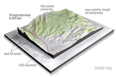 Unveiling The Terrain: A Comprehensive Guide To 3D Topographic Maps ...