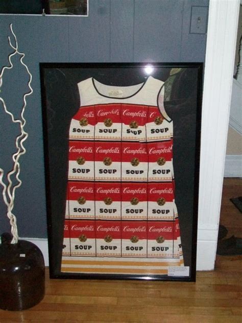 1960s Andy Warhol Campbell Soup Paper Dress by RedRiverAntiques, $4450. ...