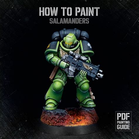 How to Paint Salamanders PDF Painting Guide | The Mighty Brush ...