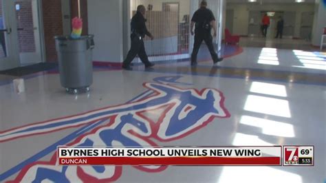 New wing opens at Byrnes High School - YouTube