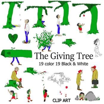 The Giving Tree Clip Art, Clipart Illustrations by VinitaArt | TpT