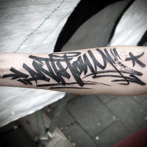 80 Unique Graffiti Tattoos for Men [2024 Inspiration Guide] | Graffiti ...