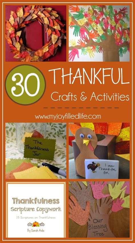 30 Thankful Crafts and Activities for Fall - My Joy-Filled Life