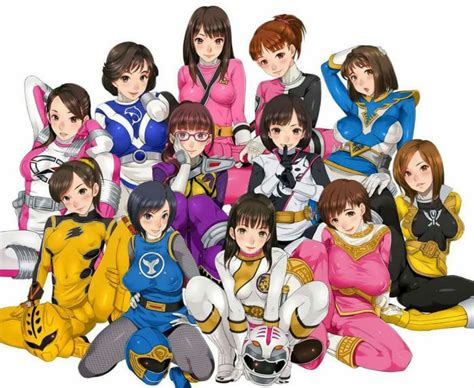 Artist : Mizuryu Kei | Japanese superheroes, Power rangers art, Power ...