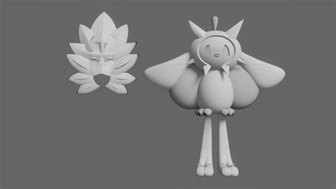 Ogerpon and Mask 3D model rigged | CGTrader