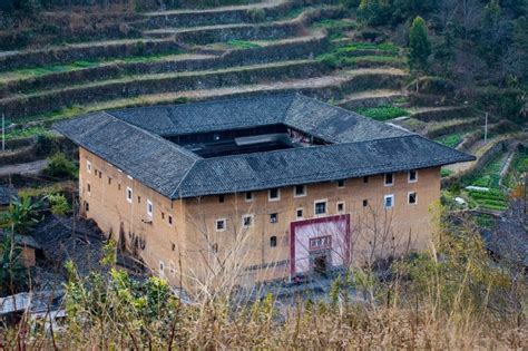 福建龙岩永定土楼风景图片库(45张)_方楼