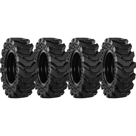 Duraflex 10x16.5 Solid Rubber Flat Free Skid Steer Tires